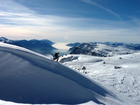 scialpinismo in Dolomiti